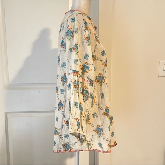 New Johnny Was Leti Boho Floral Blouse Sz XL - Picture 4 of 8